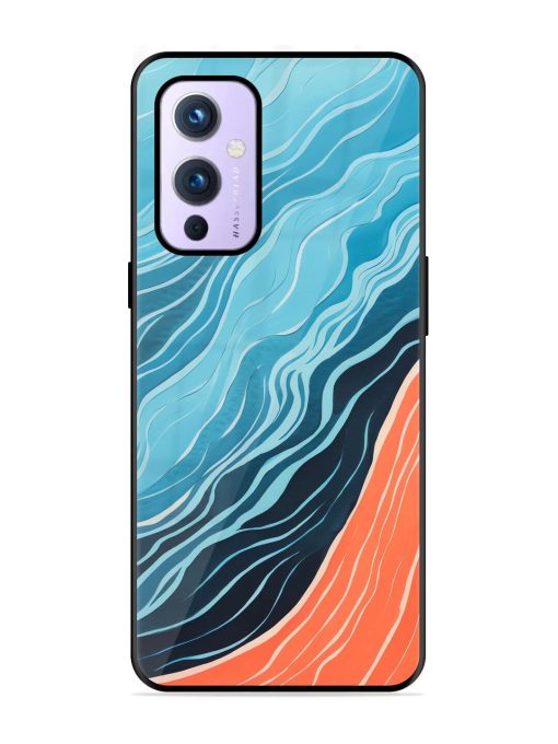 Oceanic Divide Glossy Soft Edge Case for Oneplus 9 (5G)