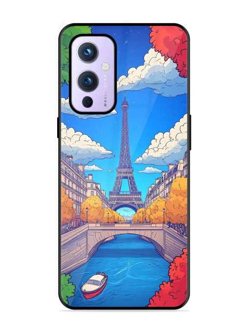 Parisian Panorama Glossy Soft Edge Case for Oneplus 9 (5G)