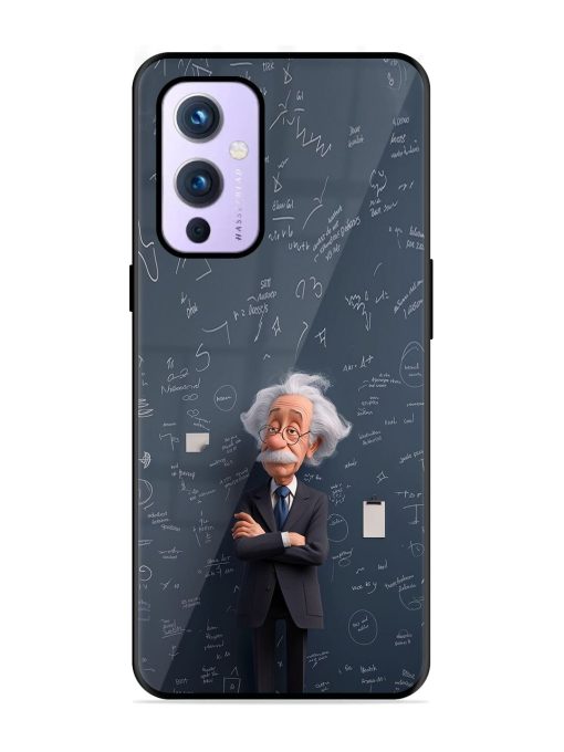 Albert Einstein Glossy Soft Edge Case for Oneplus 9 (5G)