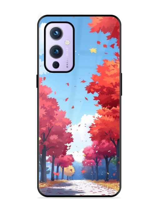 Autumn'S Embrace Glossy Soft Edge Case for Oneplus 9 (5G)