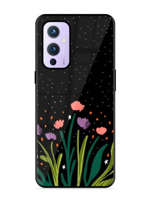 Midnight Bloom Glossy Soft Edge Case for Oneplus 9 (5G)