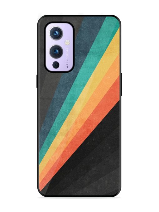 Retro Spectrum Glossy Soft Edge Case for Oneplus 9 (5G)