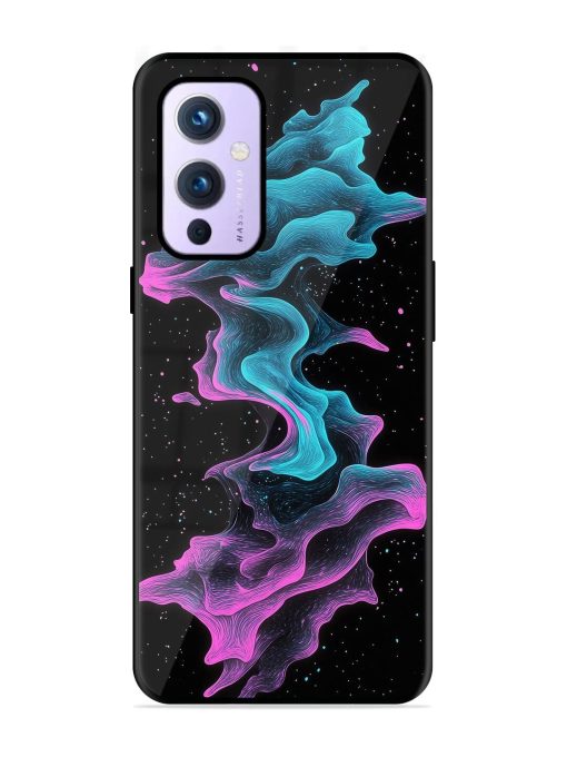 Cosmic Currents Glossy Soft Edge Case for Oneplus 9 (5G)