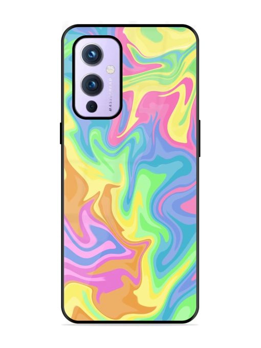 Whimsical Swirl Glossy Soft Edge Case for Oneplus 9 (5G)