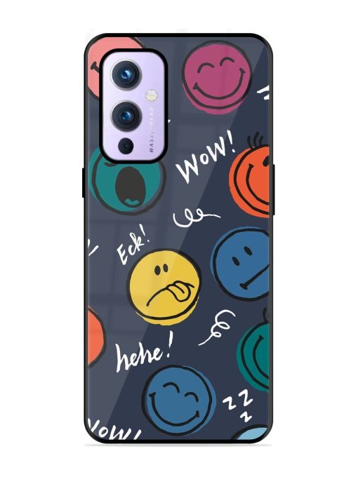 Emoticon Parade Glossy Soft Edge Case for Oneplus 9 (5G)