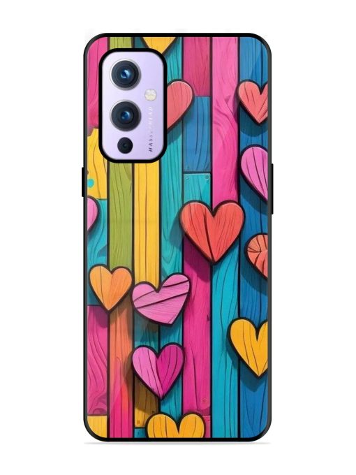 Rainbow Of Hearts Glossy Soft Edge Case for Oneplus 9 (5G)