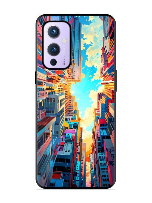 Skyward City Glossy Soft Edge Case for Oneplus 9 (5G)