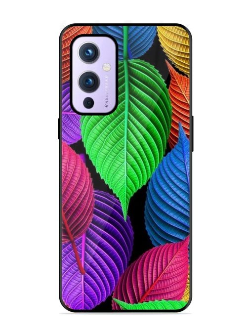 Rainbow Leaf Symphony Glossy Soft Edge Case for Oneplus 9 (5G)