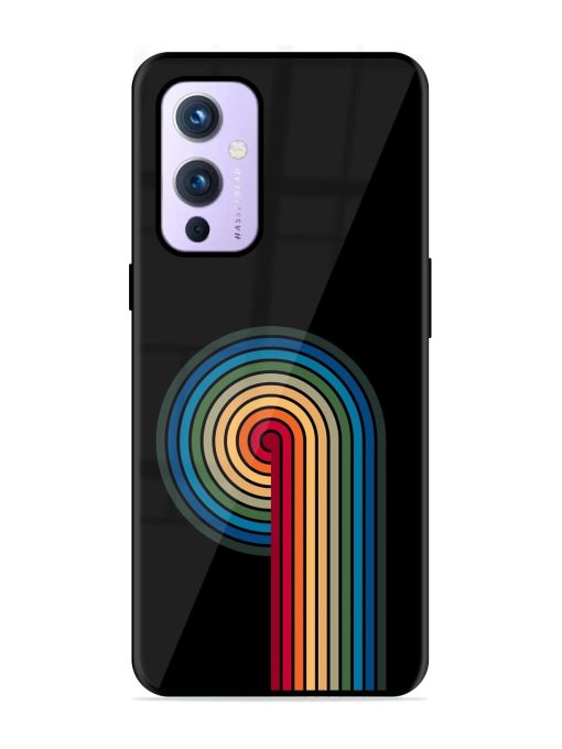 Rainbow Ripple Glossy Soft Edge Case for Oneplus 9 (5G)