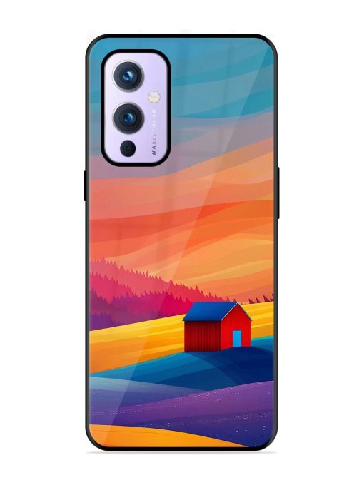 Sunset Solitude Glossy Soft Edge Case for Oneplus 9 (5G)