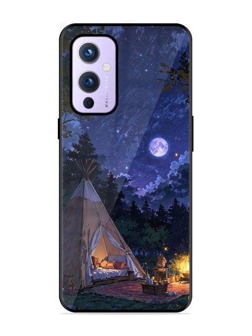 Moonlight Camping Glossy Soft Edge Case for Oneplus 9 (5G)