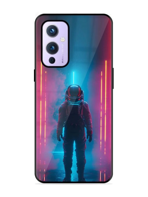 Neon Astronaut Glossy Soft Edge Case for Oneplus 9 (5G)