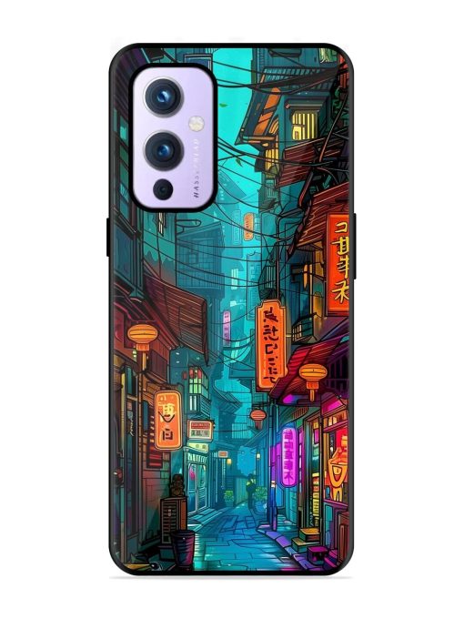 Neon Nightscape Glossy Soft Edge Case for Oneplus 9 (5G)