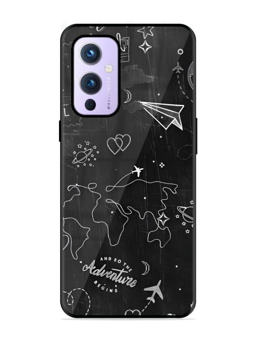 Wanderlust Sketchbook Glossy Soft Edge Case for Oneplus 9 (5G)