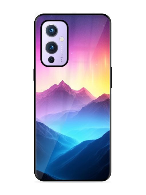 Cosmic Mountains Glossy Soft Edge Case for Oneplus 9 (5G)