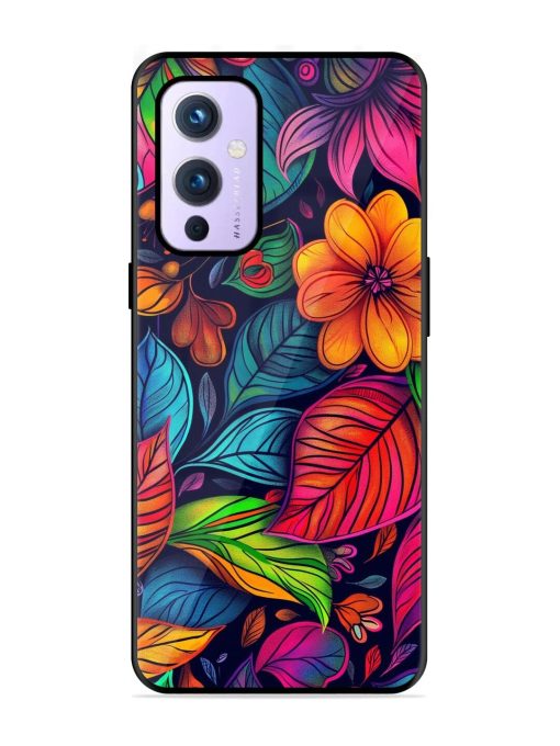 Rainbow Of Blooms Glossy Soft Edge Case for Oneplus 9 (5G)