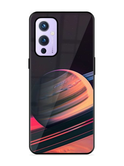 Neon Saturn Glossy Soft Edge Case for Oneplus 9 (5G)