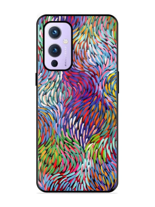 Vibrant Waves Glossy Soft Edge Case for Oneplus 9 (5G)