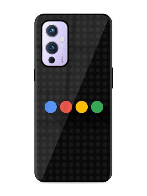 Google Dots Glossy Soft Edge Case for Oneplus 9 (5G)