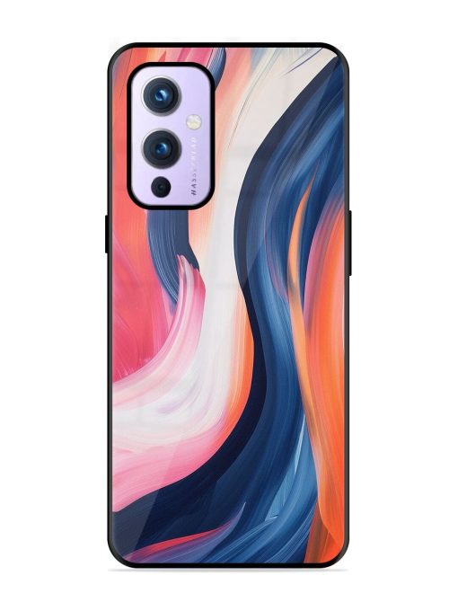 Whirling Hues Glossy Soft Edge Case for Oneplus 9 (5G)