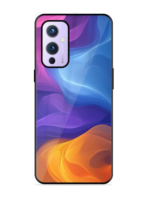 Cosmic Currents Glossy Soft Edge Case for Oneplus 9 (5G)