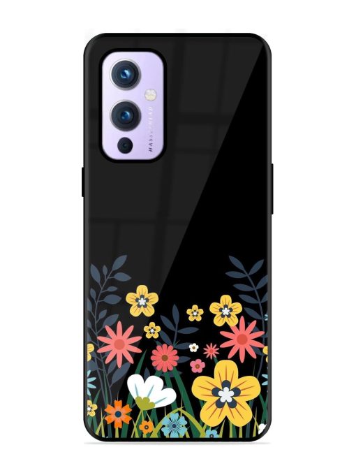 Floral Night Sky Glossy Soft Edge Case for Oneplus 9 (5G)