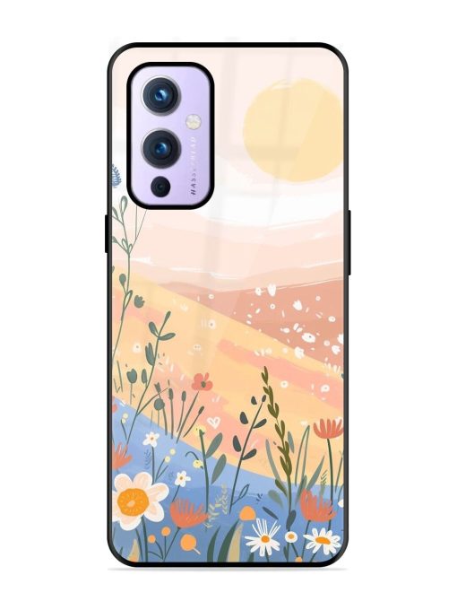 Golden Hour Blooms Glossy Soft Edge Case for Oneplus 9 (5G)