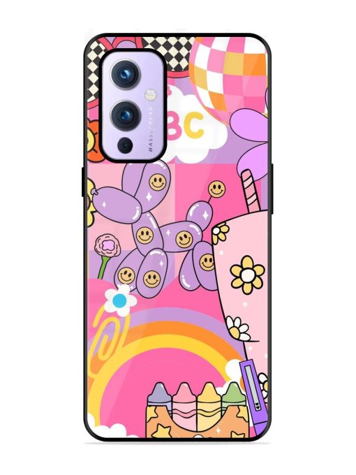 Whimsical Y2K Chaos Glossy Soft Edge Case for Oneplus 9 (5G)