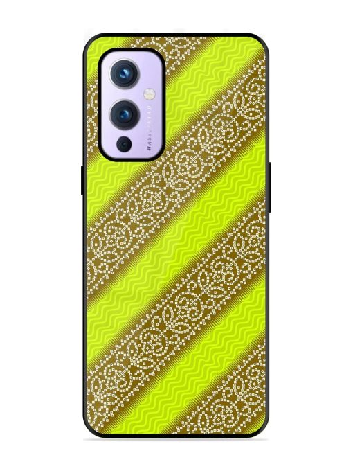 Golden Bandana Bliss Glossy Soft Edge Case for Oneplus 9 (5G)