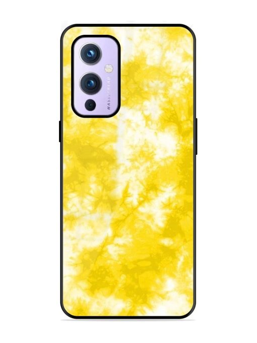 Golden Tie-Dye Twirl Glossy Soft Edge Case for Oneplus 9 (5G)