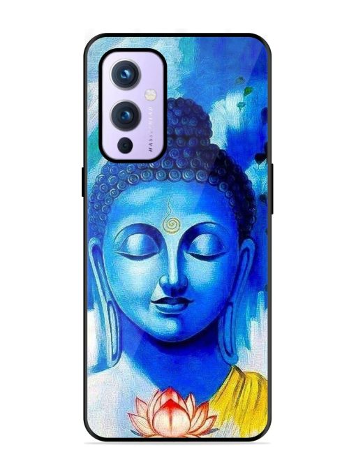 Serene Buddha With Lotus Glossy Soft Edge Case for Oneplus 9 (5G)