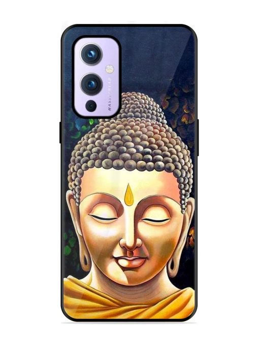 Buddha Face Glossy Soft Edge Case for Oneplus 9 (5G)