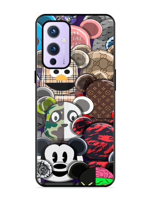 Streetwear Bearbrick Extravaganza Glossy Soft Edge Case for Oneplus 9 (5G)