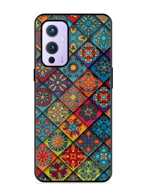 Patchwork Mandala Mosaic Glossy Soft Edge Case for Oneplus 9 (5G)