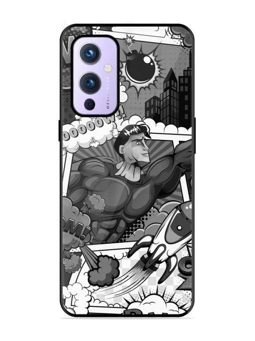 Comic Book Chaos Glossy Soft Edge Case for Oneplus 9 (5G)