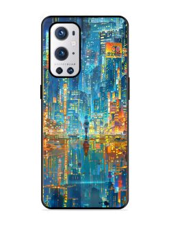 Neon Metropolis Glossy Soft Edge Case for Oneplus 9 Pro (5G)
