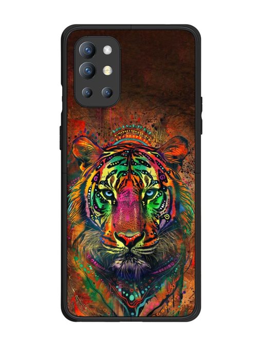 Cosmic Tiger Glossy Soft Edge Case for Oneplus 9R (5G) Chachhi