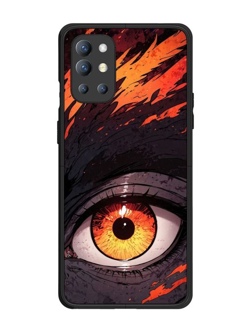 Inferno Gaze Glossy Soft Edge Case for Oneplus 9R (5G) Chachhi