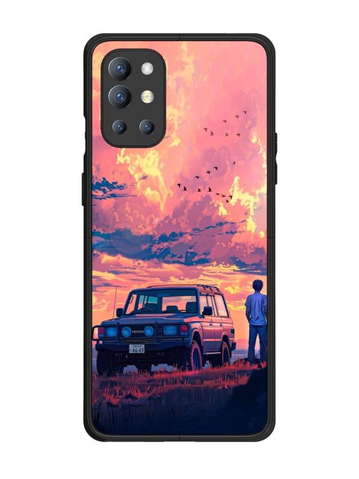 Solitude'S Horizon Glossy Soft Edge Case for Oneplus 9R (5G) Chachhi