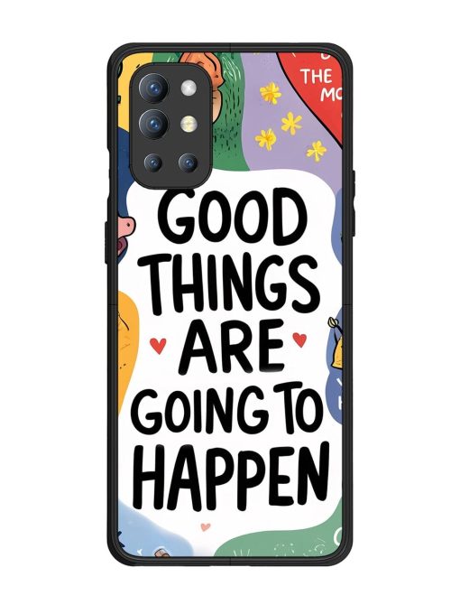 Uplifting Scribbles Glossy Soft Edge Case for Oneplus 9R (5G) Chachhi