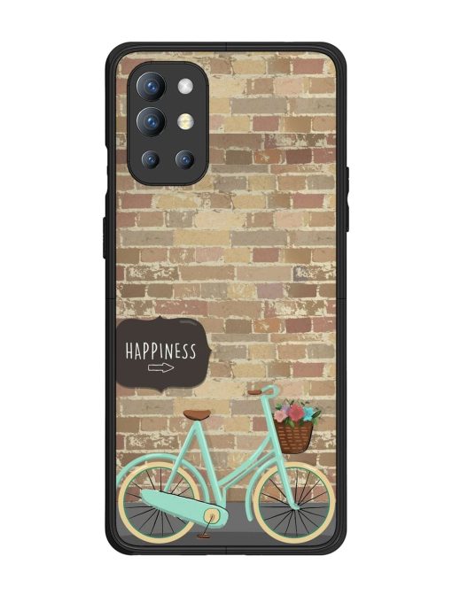 Pedaling Towards Happiness Glossy Soft Edge Case for Oneplus 9R (5G) Chachhi