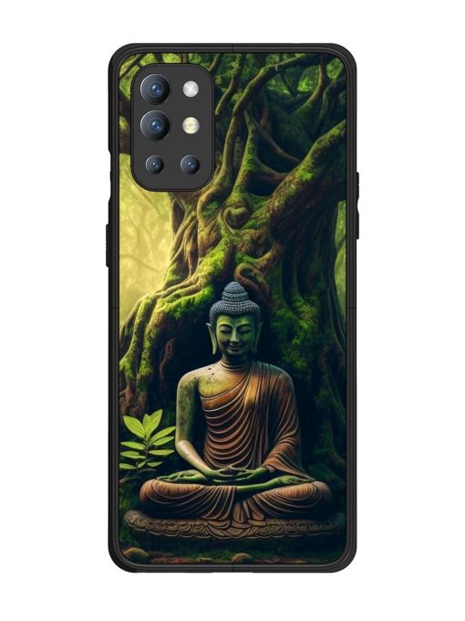 Green Buddha Art Glossy Soft Edge Case for Oneplus 9R (5G) Chachhi