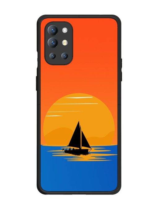 Sunset Sail Glossy Soft Edge Case for Oneplus 9R (5G)