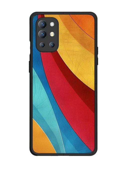 Curving Canvas Glossy Soft Edge Case for Oneplus 9R (5G) Chachhi