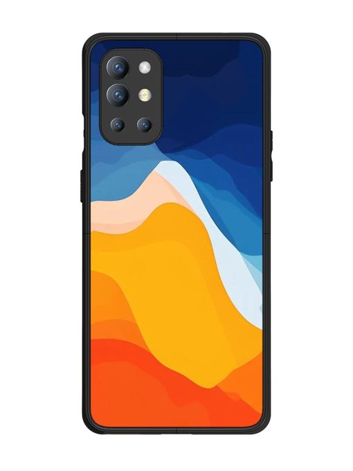 Liquid Landscape Glossy Soft Edge Case for Oneplus 9R (5G) Chachhi