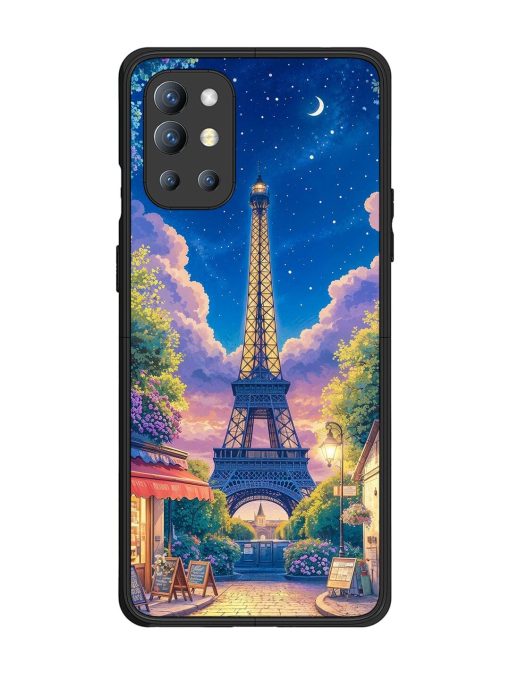 Twilight In Paris Glossy Soft Edge Case for Oneplus 9R (5G) Chachhi