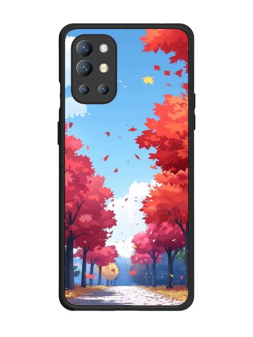 Autumn'S Embrace Glossy Soft Edge Case for Oneplus 9R (5G) Chachhi