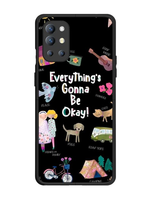 Everything'S Gonna Be Okay Glossy Soft Edge Case for Oneplus 9R (5G) Chachhi