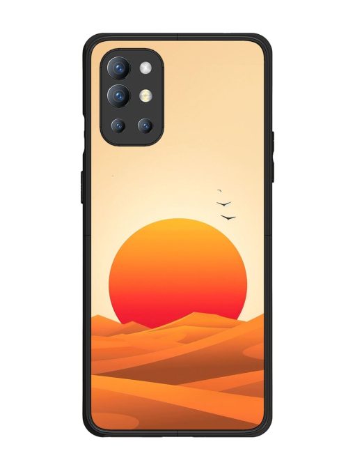 Desert Sunset Glossy Soft Edge Case for Oneplus 9R (5G) Chachhi