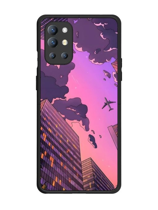 Urban Twilight Glossy Soft Edge Case for Oneplus 9R (5G) Chachhi